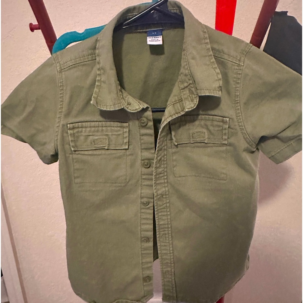 Old Navy button up -5T